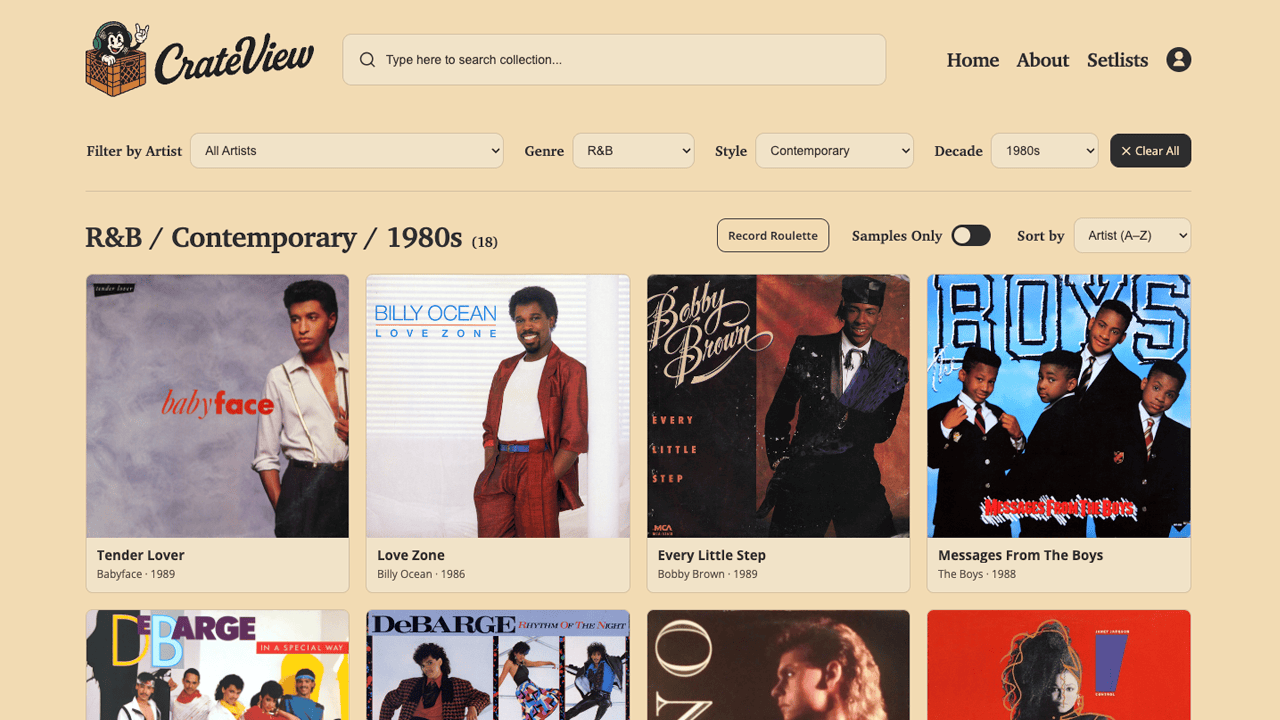 Stacked filters — second view