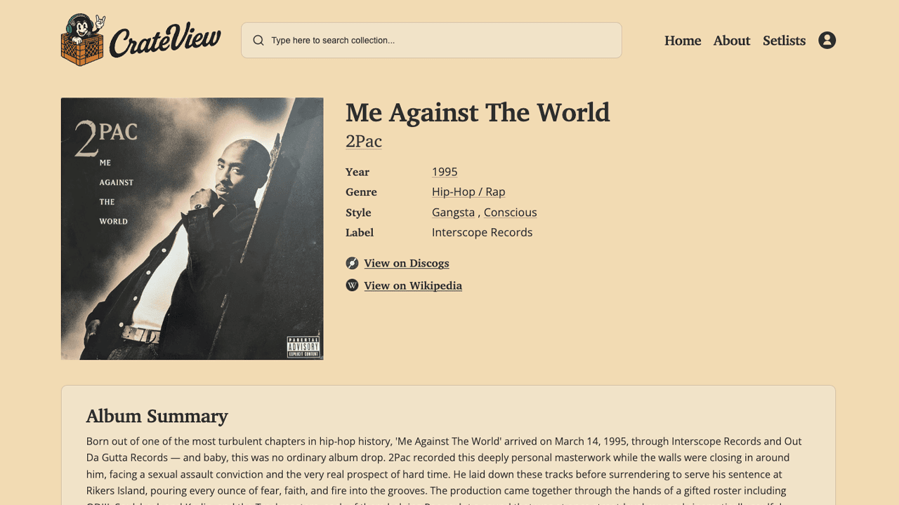 Record Roulette result